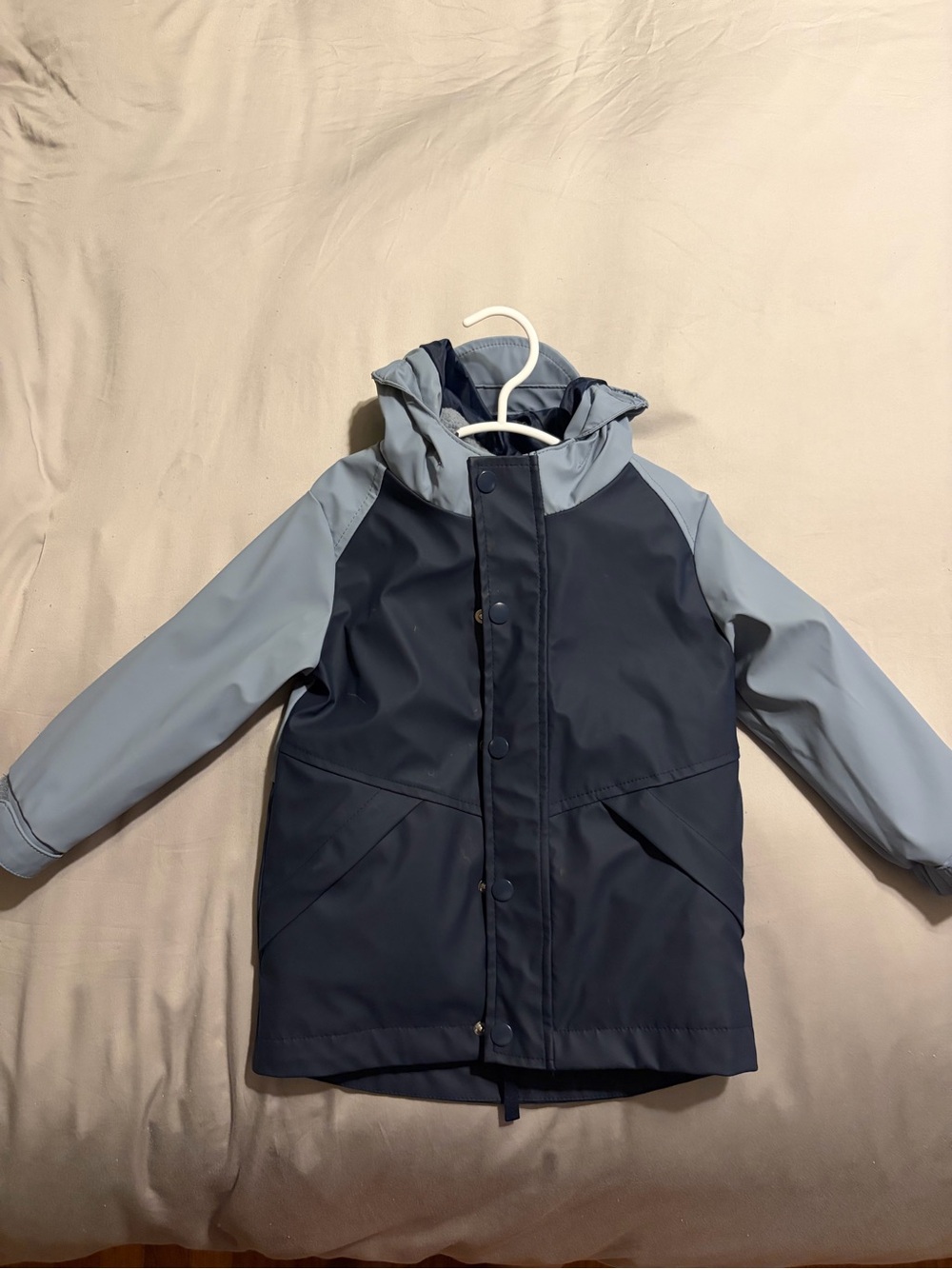 Cat & Jack Boys 2T 3-in-1 Winter Coat + Removable Puffer Vest – Navy/Blue